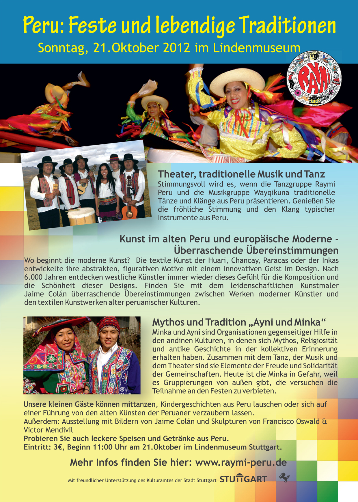 Raymi Peru Lindenmuseum Flyer Raymi Peru Lindenmuseum